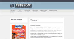 Desktop Screenshot of fotografoversigt.dk